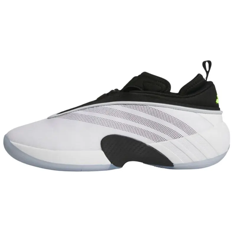 Adidas D.O.N. Issue #7 Comfortable And Lightweight Low top Basketball Shoes Unisex White Black