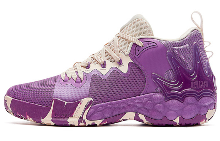 361° LAVA Mesh Cushioning Slip Resistant Abrasion Resistant Mid top Basketball Shoes Men’s