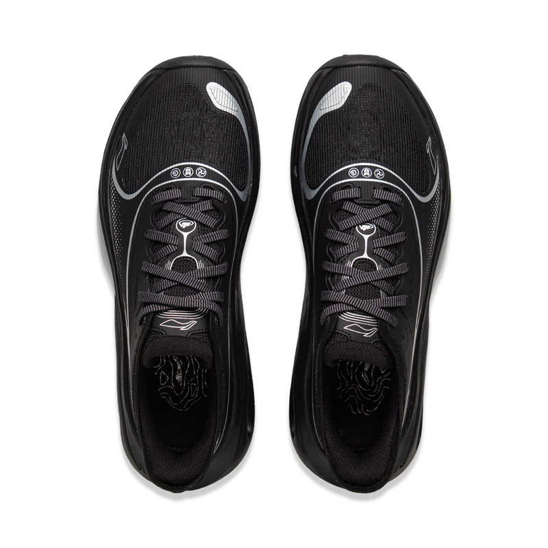 Li Ning Outdoor CF Tracing, Hongyou Low top Hiking Shoes Unisex Black Silver