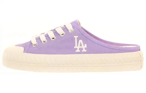 MLB Playball Mule Slip Resistant, Abrasion Resistant, Lightweight Low top Canvas Shoes Women's Purple