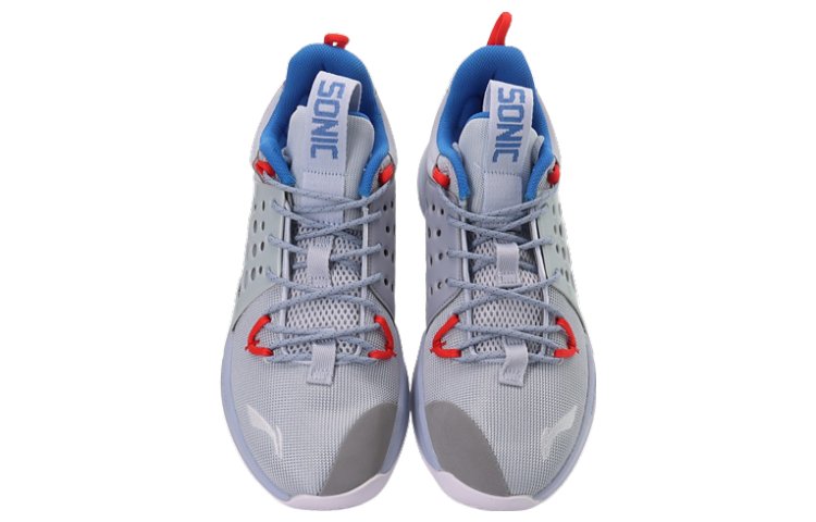 Li Ning SONIC 7 Low Textile, Synthetic Leather, TPU Cushioning Slip Resistant Abrasion Resistant Coverage Support