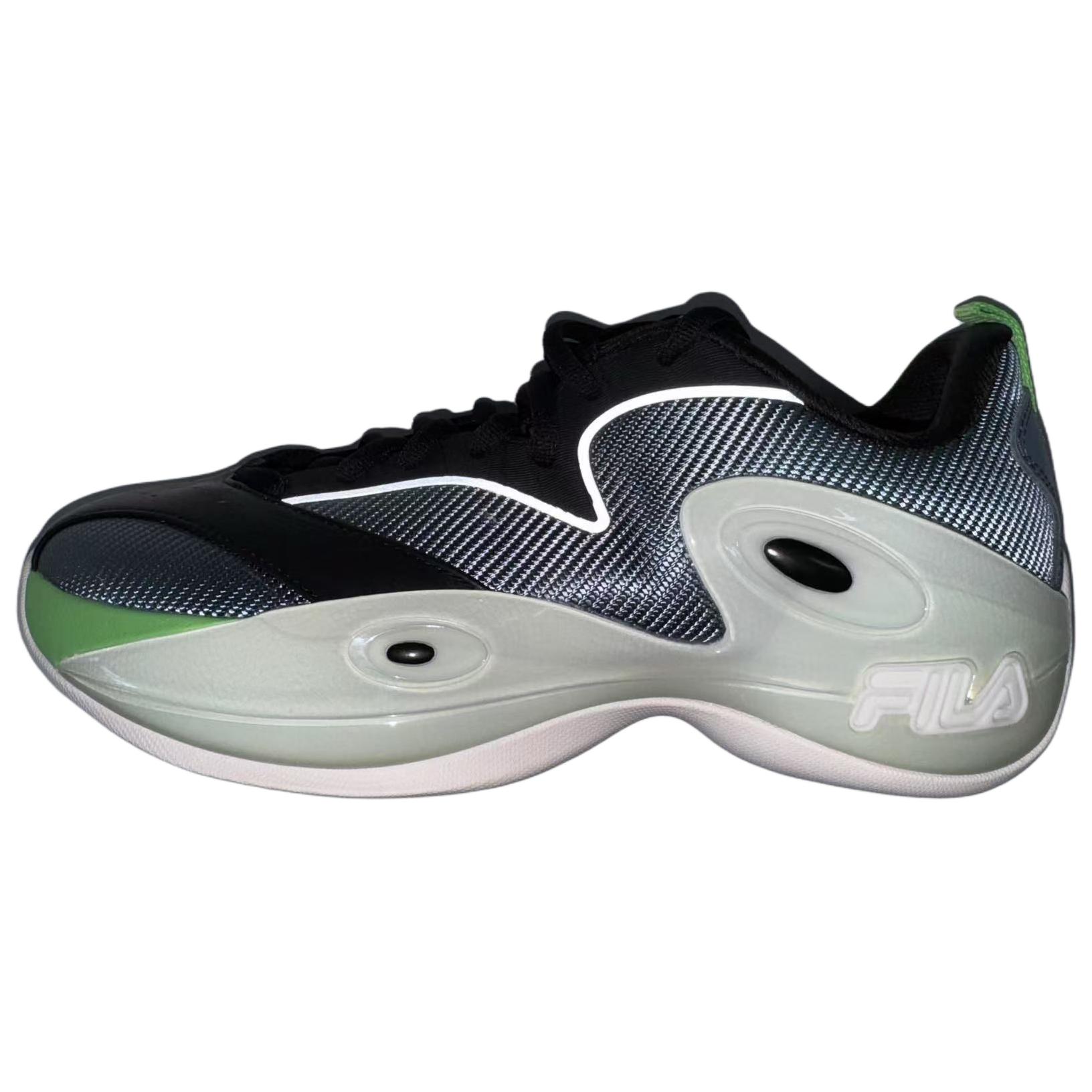 FILA FUSION Performance Low top Basketball Shoes Men’s Black Green