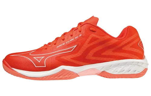 Mizuno Claw Badminton Shoes Unisex Low Top Orange/White