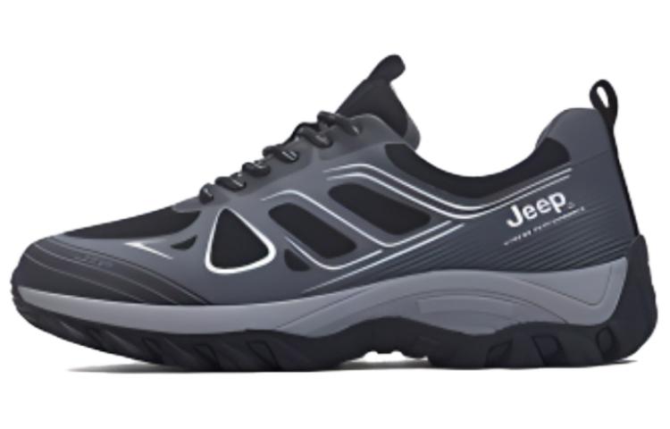 Jeep Comfortable Round Toe Abrasion Resistant Breathable Abrasion Resistant Breathable Low top Hiking Shoes Unisex