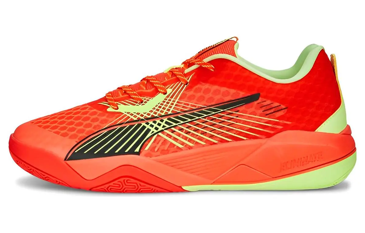 PUMA Eliminate Power Nitro 2 Racquet 'Red Blast Fast Yellow'