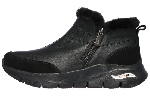 Skechers Arch Fit Casual Hour Casual Short Snow Boots Women's Black