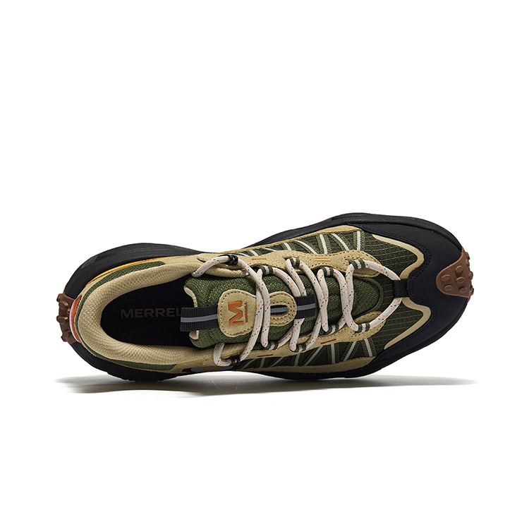 MERRELL Mountaineering & Hiking Shoes Men’s Low Top Green Khaki