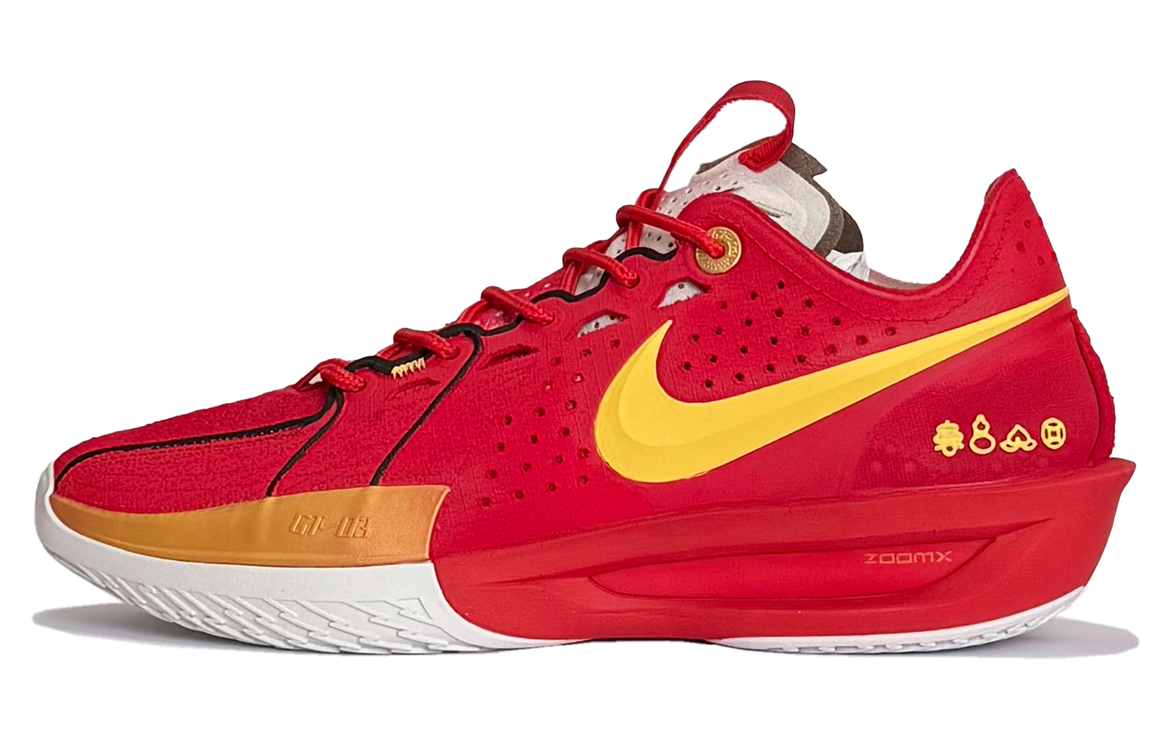 Nike G.T. Cut 3 Moon Mail, Luck On Your Side Cushioning Low top Basketball Shoes Unisex Red