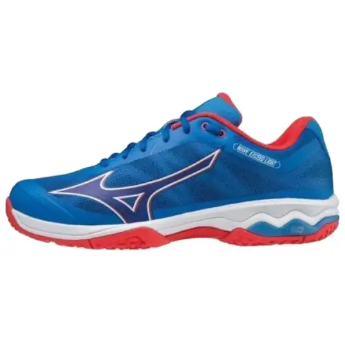Mizuno Wave Exceed Light Wide OC Comfortable Slip Resistant Low top Tennis Shoes Unisex Blue