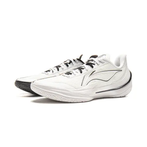 Li Ning Liren 5 V2 Basketball Shoes Men's Low Top White Black
