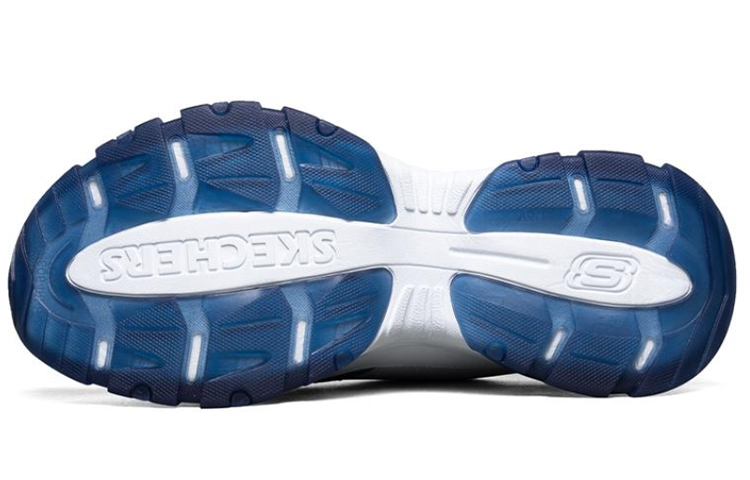 Мужские кроссовки Skechers Kozmiks (синий / белый / желтый) — Синий / белый / жёлтый — фото 5