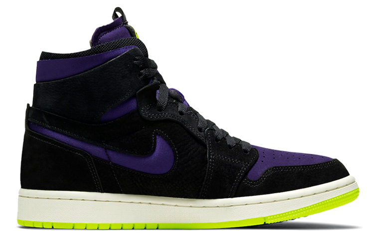 Jordan 1 High Zoom Air Cmft Black Court Purple Lemon Venom Women’s