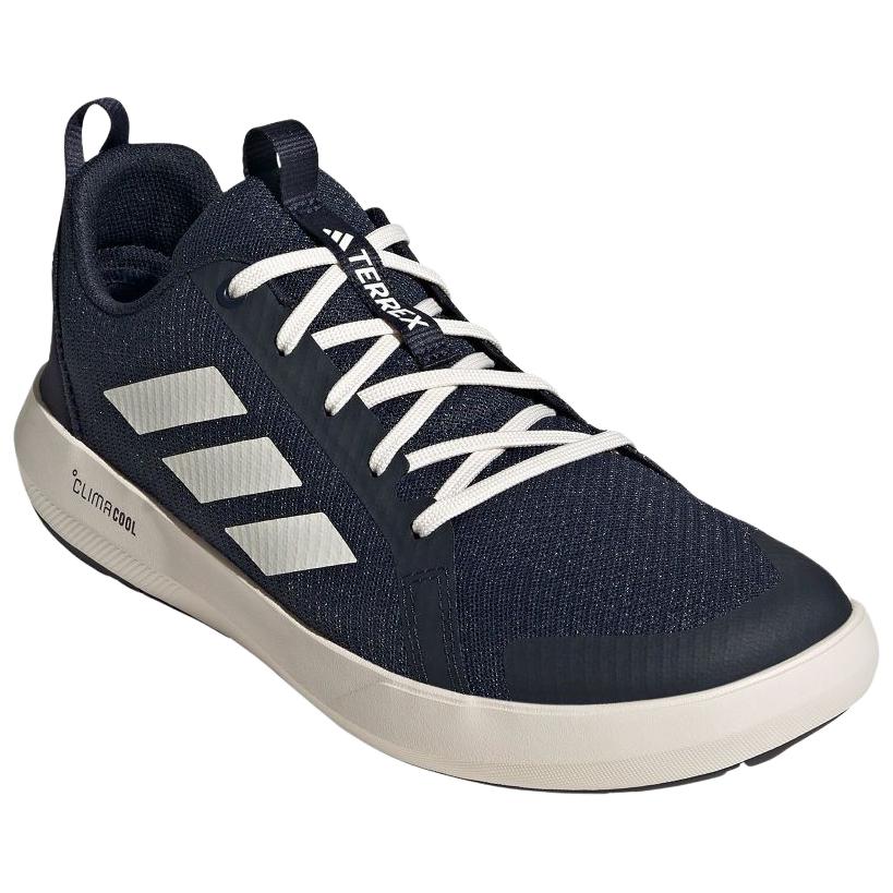 Adidas Terrex Boat Slip Resistant Breathable Grip Low top Hiking Shoes Unisex Dark Blue