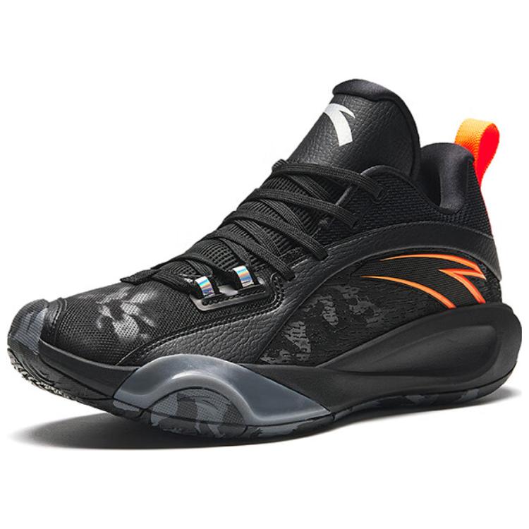 Anta Wind Tunnel 4 Comfortable Slip Resistant Basketball Shoes Men’s Black