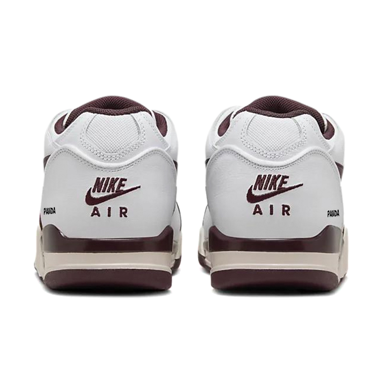 Nike Air Flight 89 Cushioning Slip Resistant Abrasion Resistant Low top Vintage Basketball Shoes Men’s Brown White