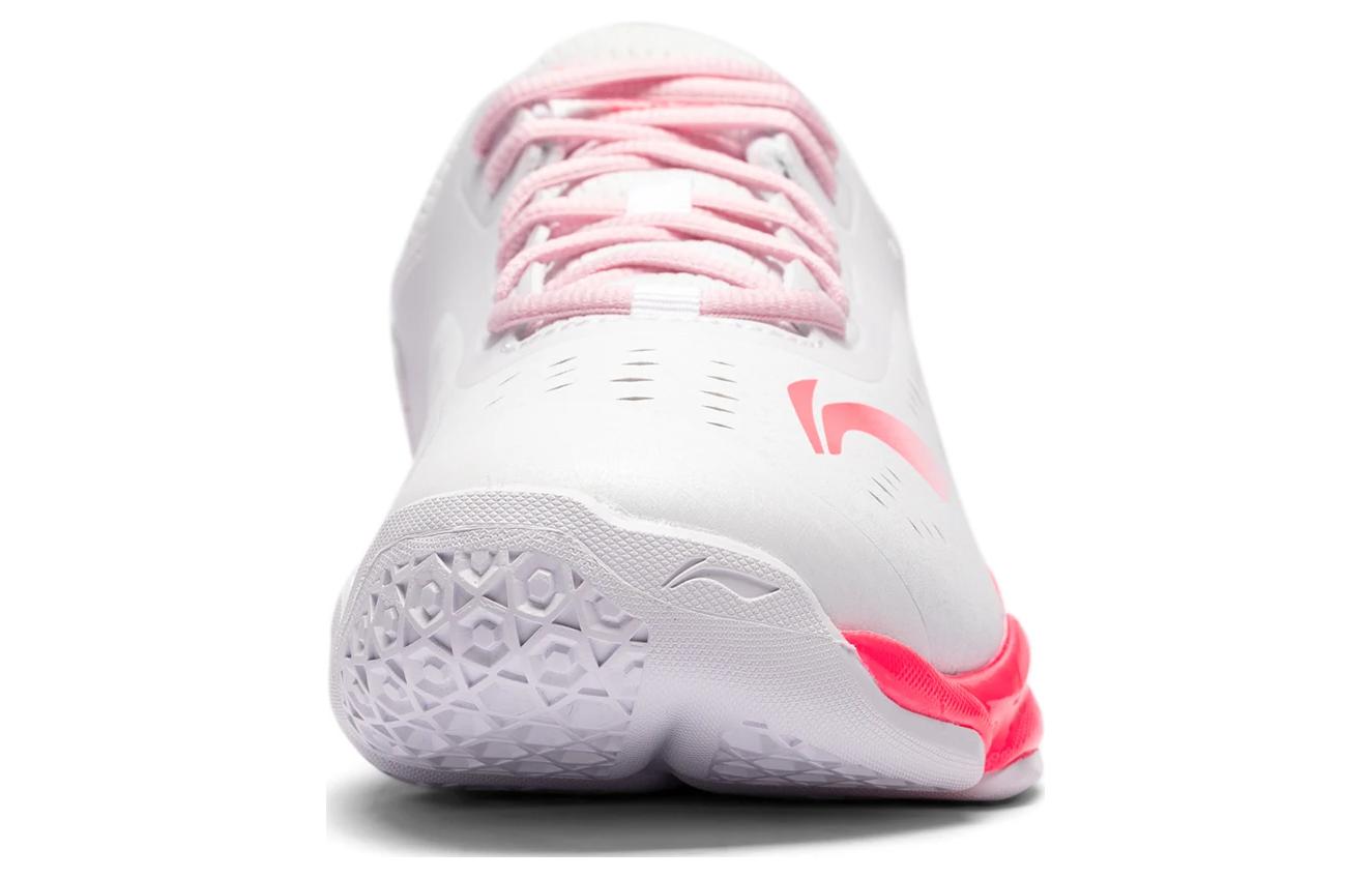 Li Ning Badminton Collection Low top Training Shoes Unisex White Pink