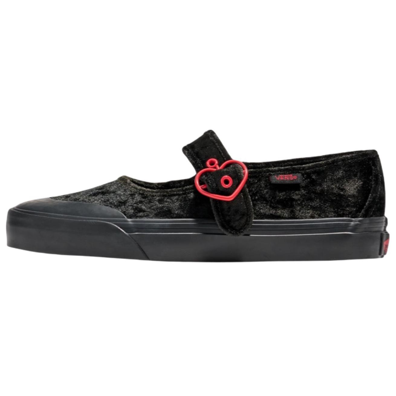 Vans Mary Jane Mary Jane Shoes Women's Black Red