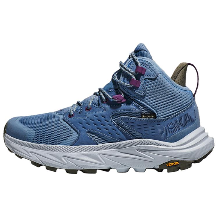 HOKA ONE ONE Anacapa 2 Slip Resistant Abrasion Resistant Mid top Hiking Shoes Women’s Blue