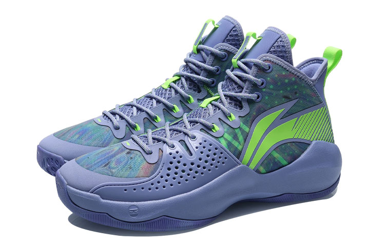 Li Ning Combat Hi Sonic Cushioning Slip Resistant Abrasion Resistant Cushioning Slip Resistant Abrasion Resistant