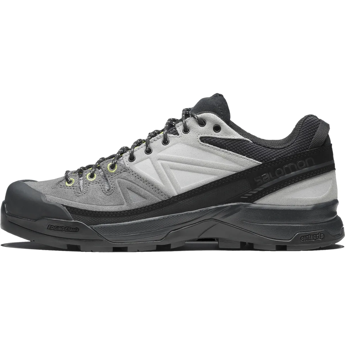 SALOMON X-ALP Support Low-top Casual Running Shoes Unisex Black Gray