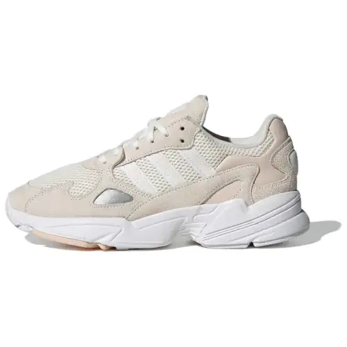 Adidas Originals Falcon Slip Resistant Abrasion Resistant Low top Chunky Sneakers Women's Beige
