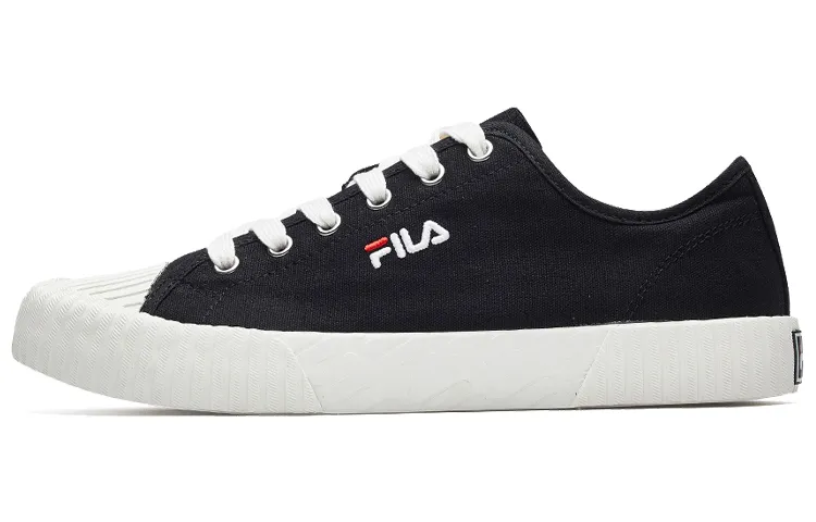 FILA Fmc Series Carve Low Top Canvas Sneakers Black/White