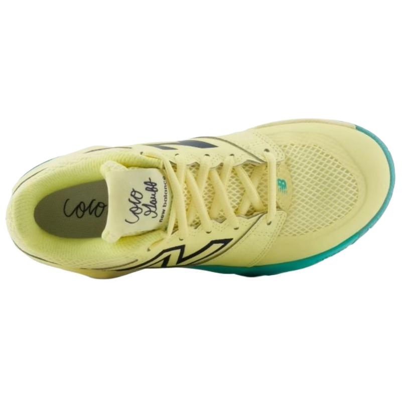 New Balance Abrasion Resistant Low top Tennis Shoes Unisex Yellow Blue