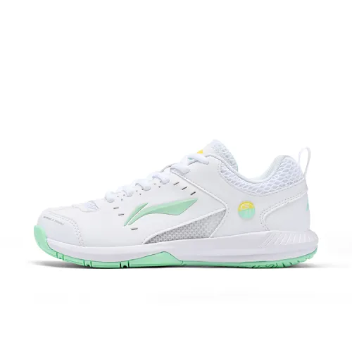 Li Ning Rocket Shoe 2.0 Slip Resistant, Breathable, Lightweight Low top Badminton Shoes Unisex Light Turquoise