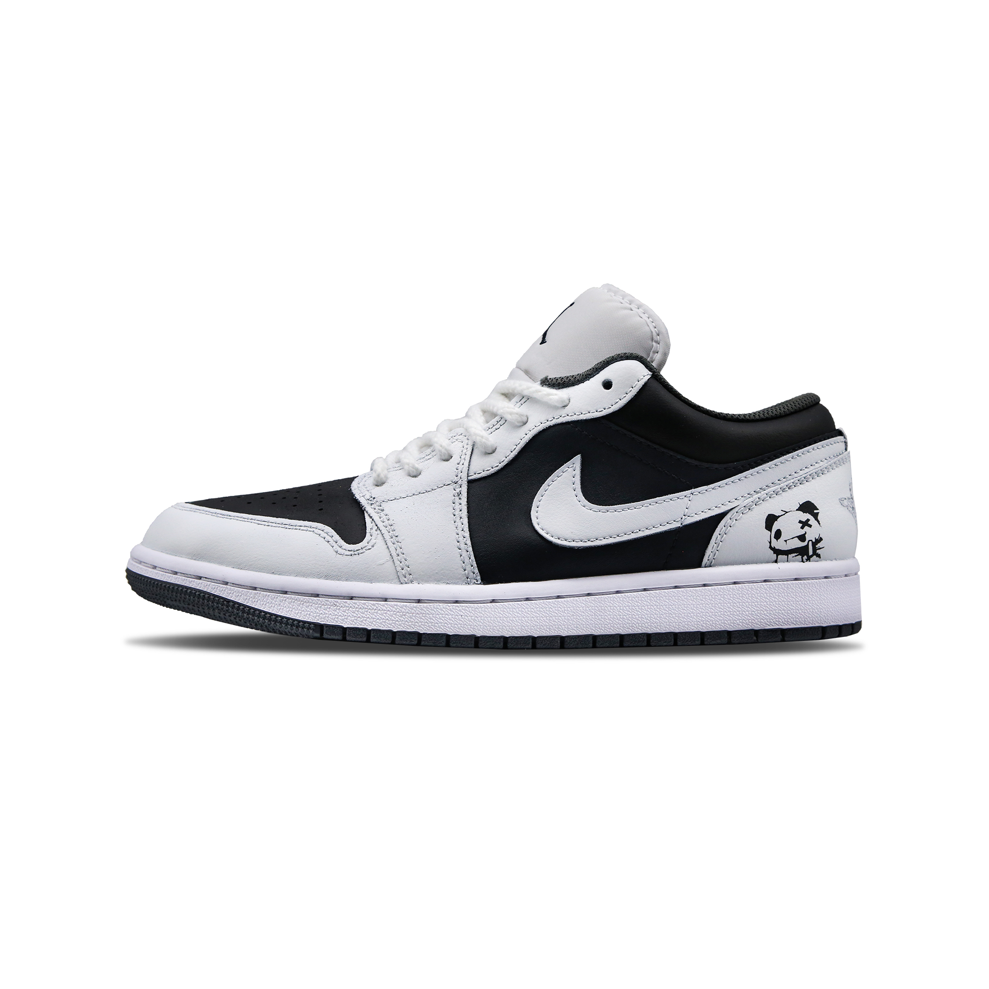 Jordan Air Jordan 1 Low 0° Low top Vintage Basketball Shoes Unisex Black White