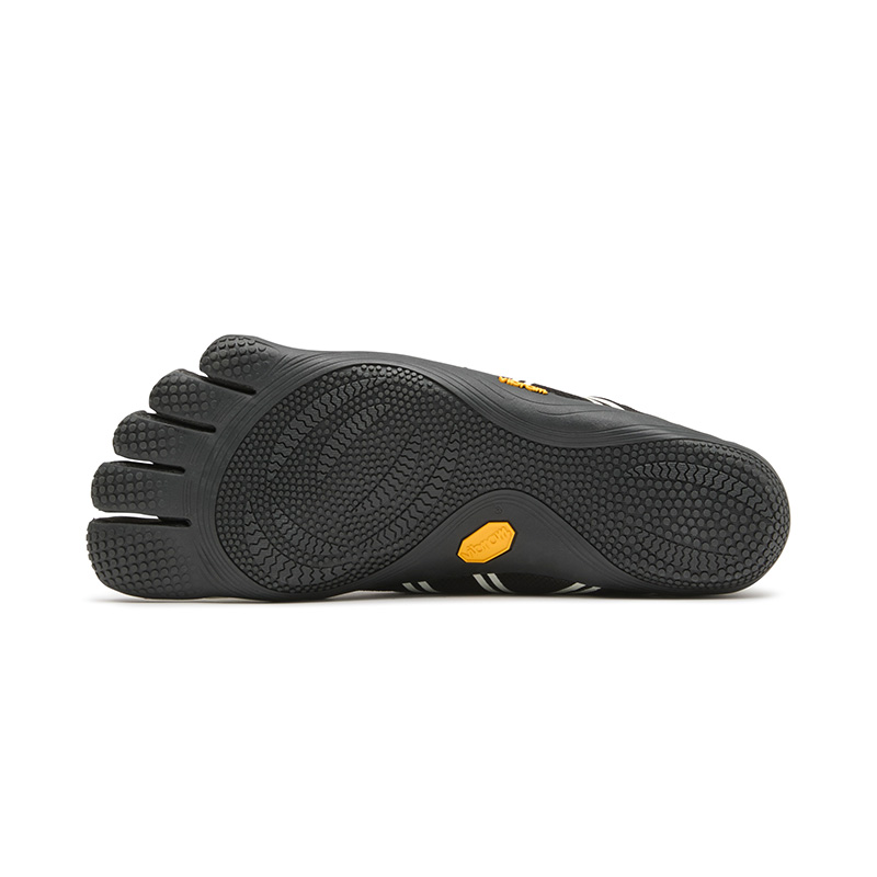 Vibram Five Fingers Shoes Coverage Lightweight Quick Dry Low top Training Shoes Men’s Black
