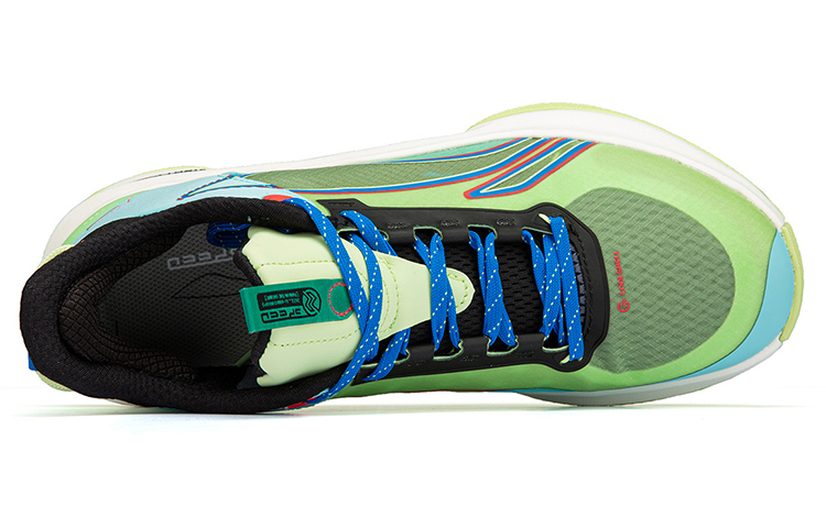 Li Ning Low top Performance Basketball Shoes Men’s Green Blue