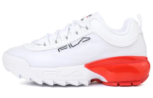 FILA Cross Training Low Running Shoes White/Red Women's