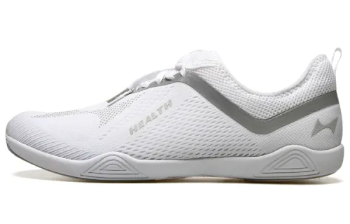 HEALTH 2266 Mesh Cushioning Slip Resistant Abrasion Resistant Low top Training Shoes Unisex Glacier White