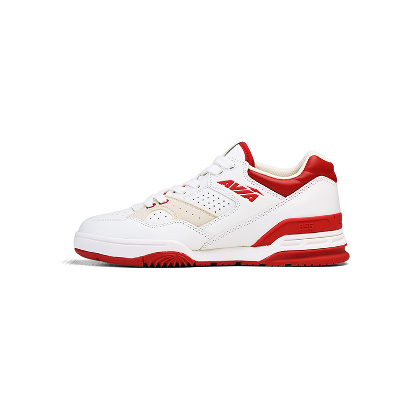 AVIA 855L Cow Leather Cushioning Low top Vintage Basketball Shoes Women’s White Red
