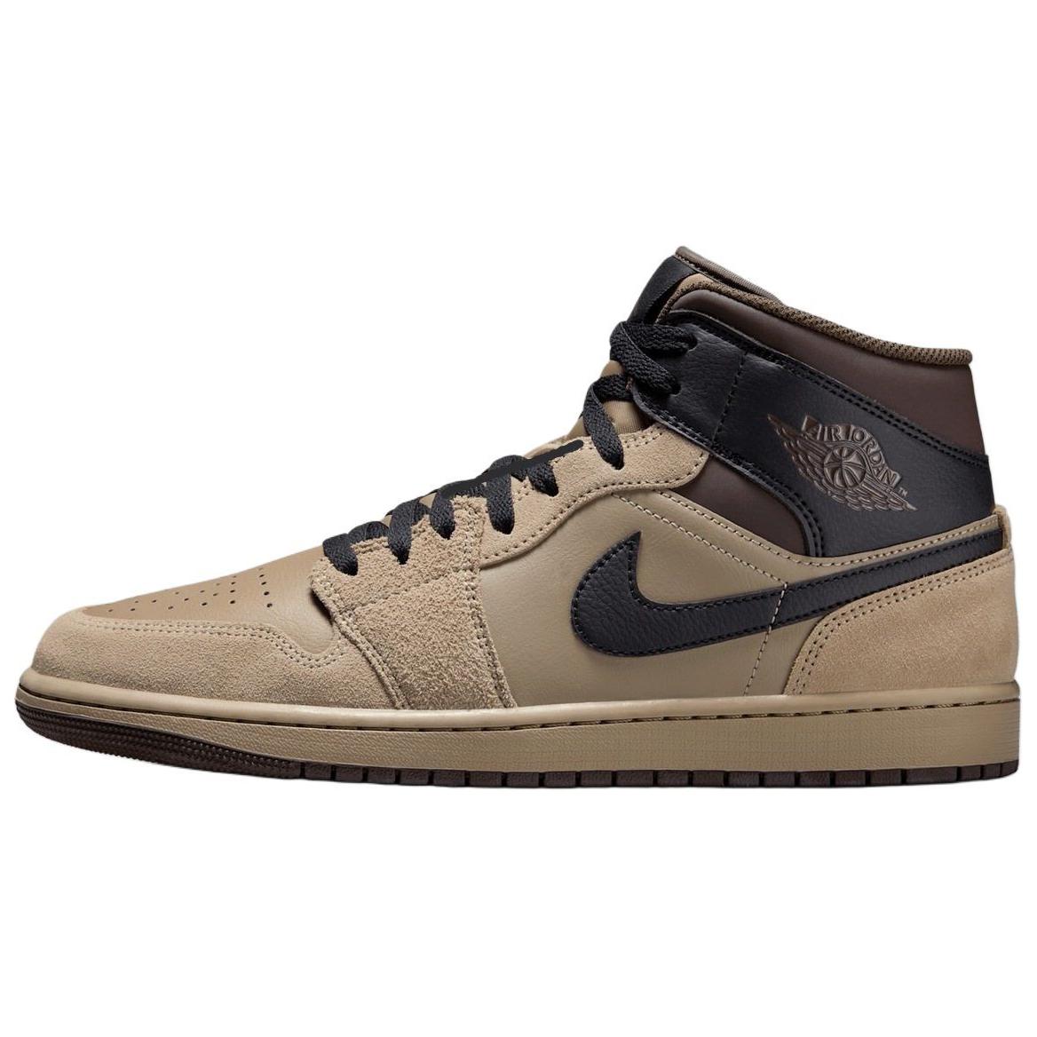 Jordan 1 Mid Khaki Baroque Brown