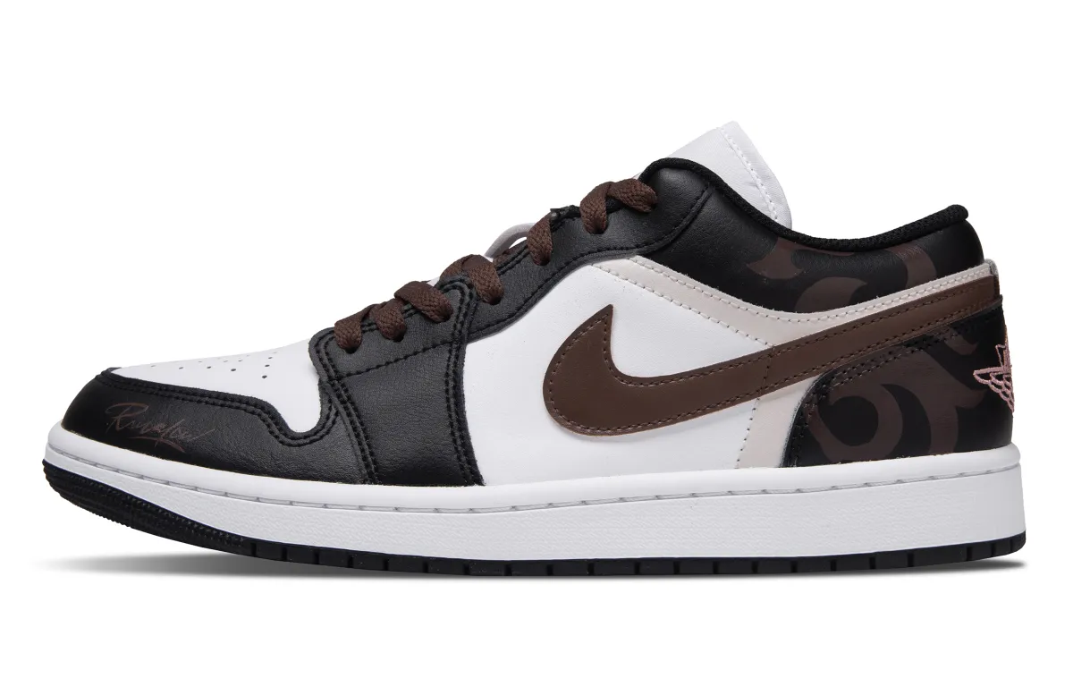 Jordan Air Jordan 1 Santalum Album Misty Rain Abrasion Resistant Abrasion Resistant Low top Vintage Basketball Shoes