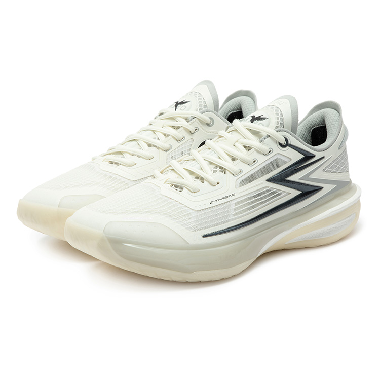 361° Speed BB MIRO Low top Basketball Shoes Men’s White Gray