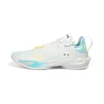 Li Ning Speed 11 Basketball Shoes Men's Low Top White Blue