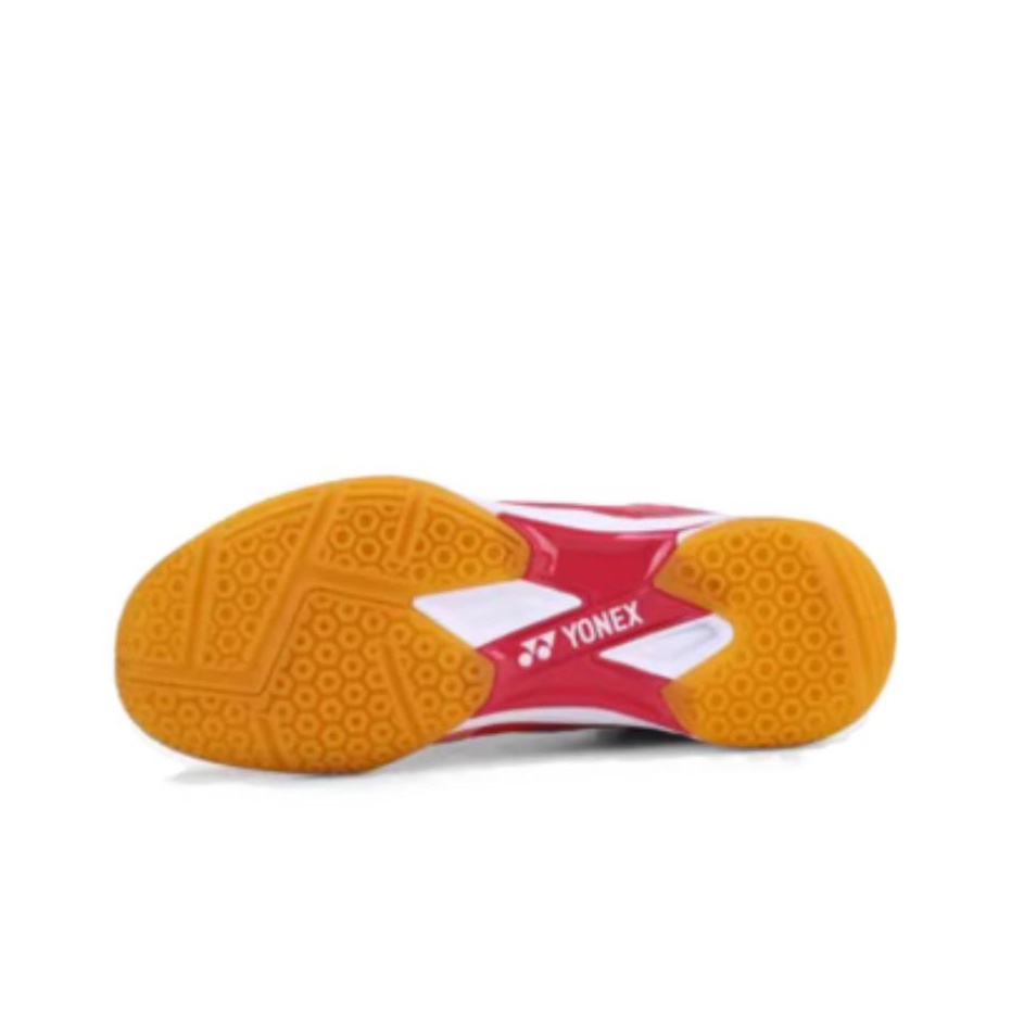 YONEX Cushioning Slip Resistant Low top Badminton Shoes Unisex Rose Red