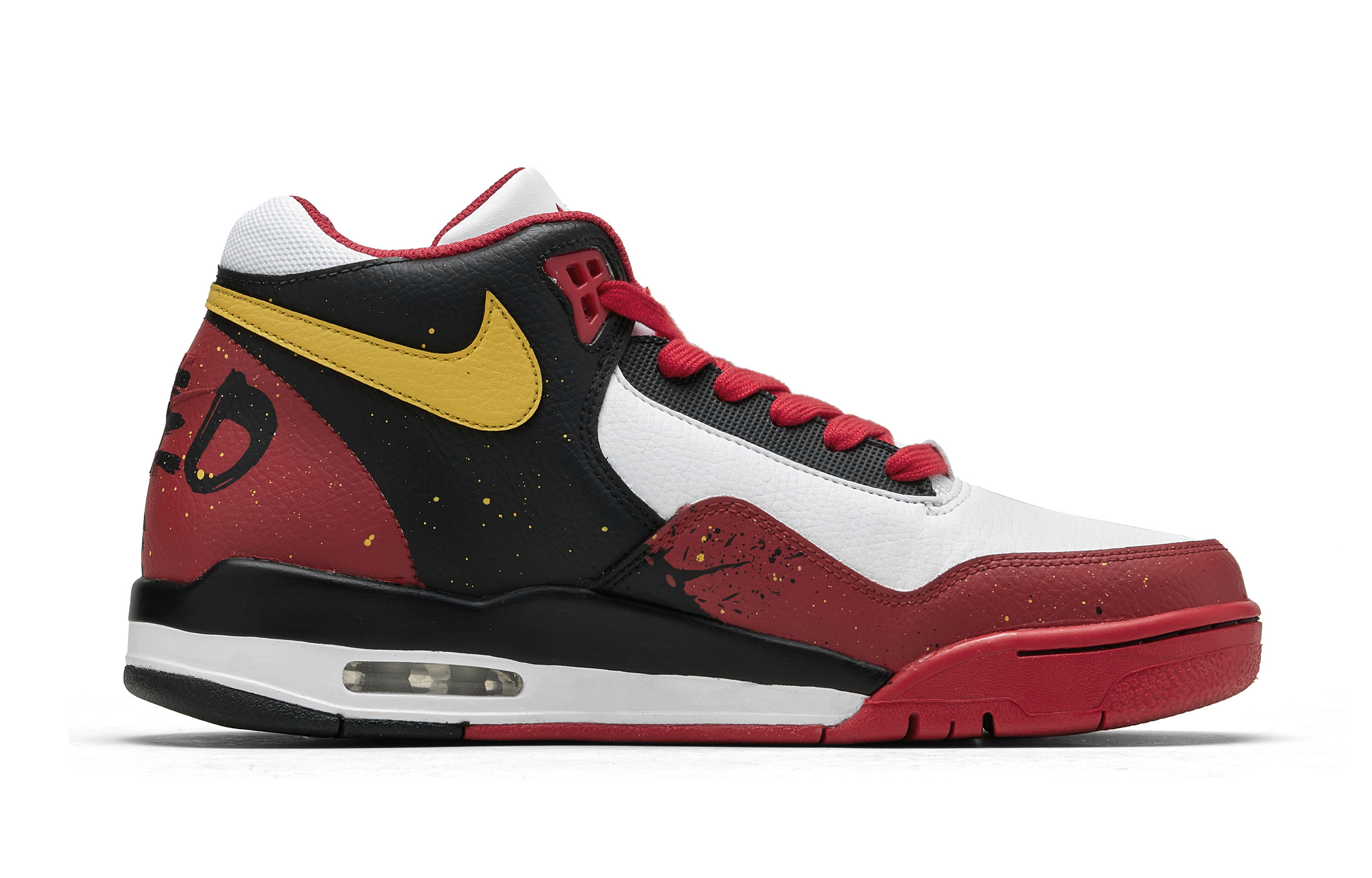 Nike Flight Legacy 101 Mid top Vintage Basketball Shoes Men’s Red