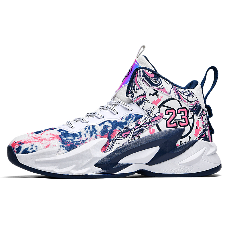 HEIWEILU Trendy Mesh High top Basketball Shoes Unisex