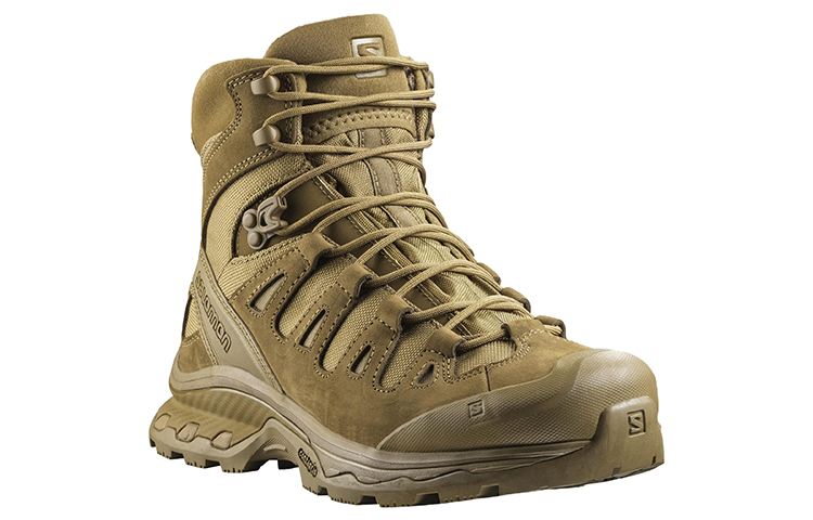 SALOMON QUEST 4D FORCES 2 Textile, Leather Abrasion Resistant High top Hiking Shoes