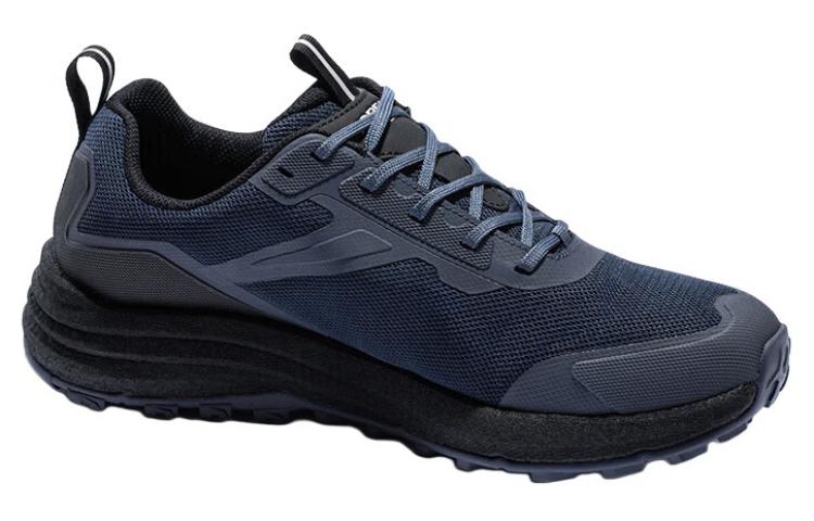 TOREAD Slip Resistant, Abrasion Resistant, Breathable Low top Hiking Shoes Men’s Blue Black