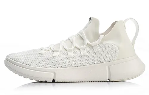 LiNing Wu Dao 2 WS shock-absorbing anti-slip low-top retro basketball shoes men's milky white