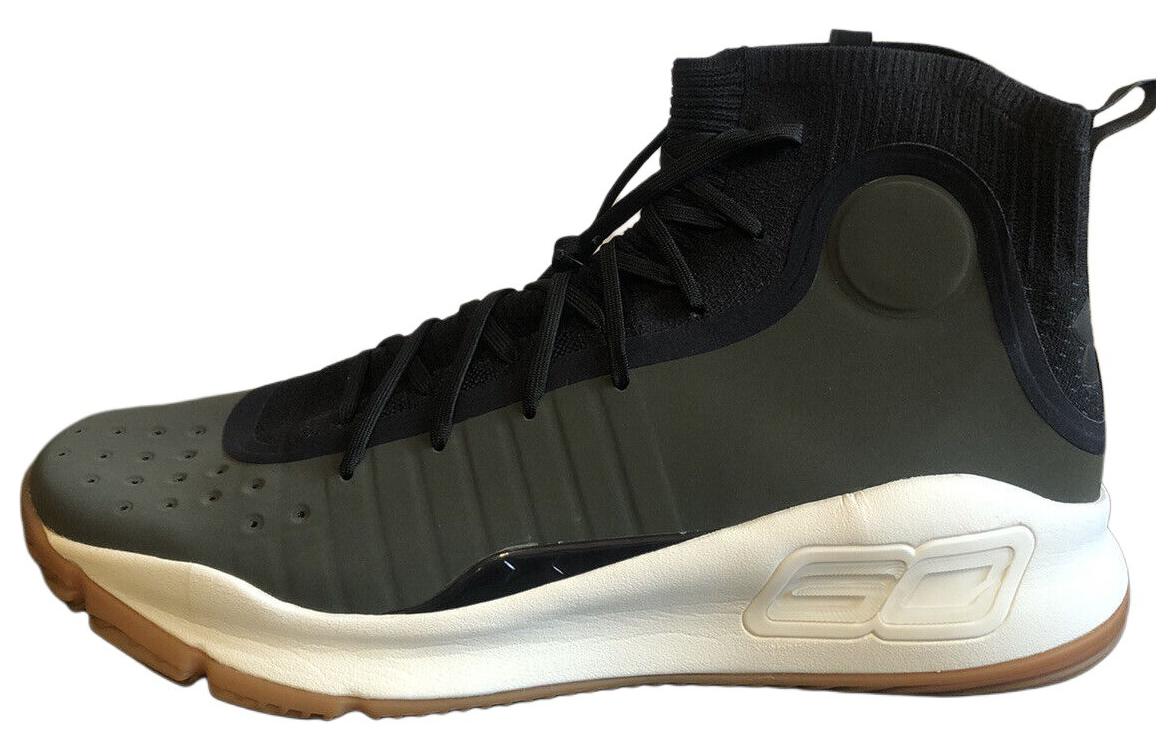Мужские кроссовки Under Armour Under Armour Curry 4 "Black Olive" (зеленые)