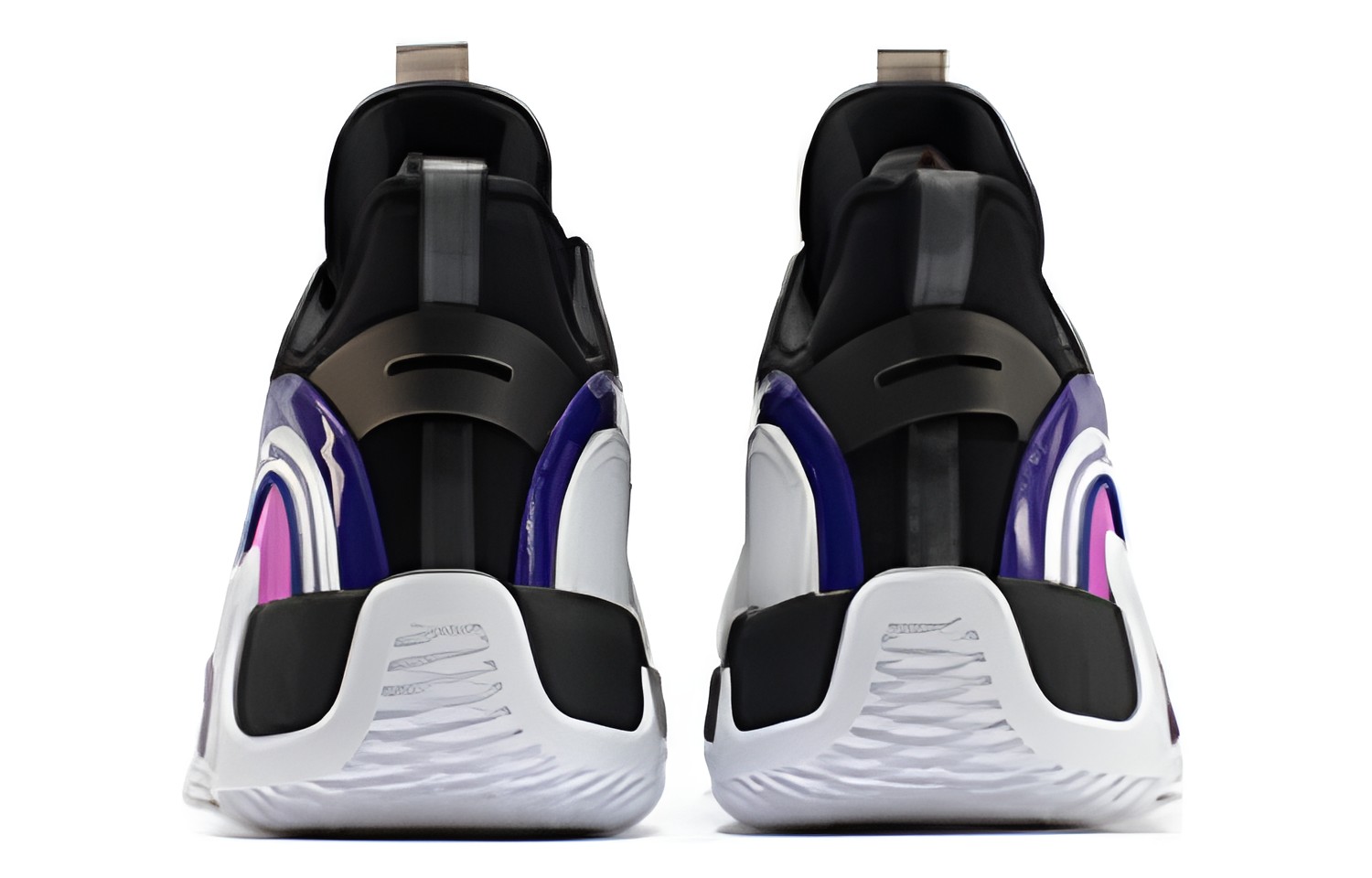 361° AG Pull Up 1.5 Basketball Shoes Men’s Low Top Obsidian Black/361 Degrees White/Purple/Blue