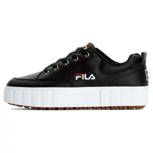 FILA Cushioning, Wear Resistant Low top Tennis Shoes Women's Black