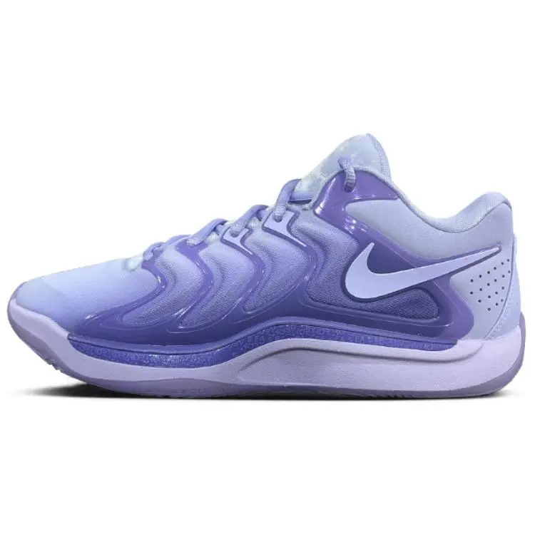 Nike KD 17 Low top Basketball Shoes Men's Purple Blue