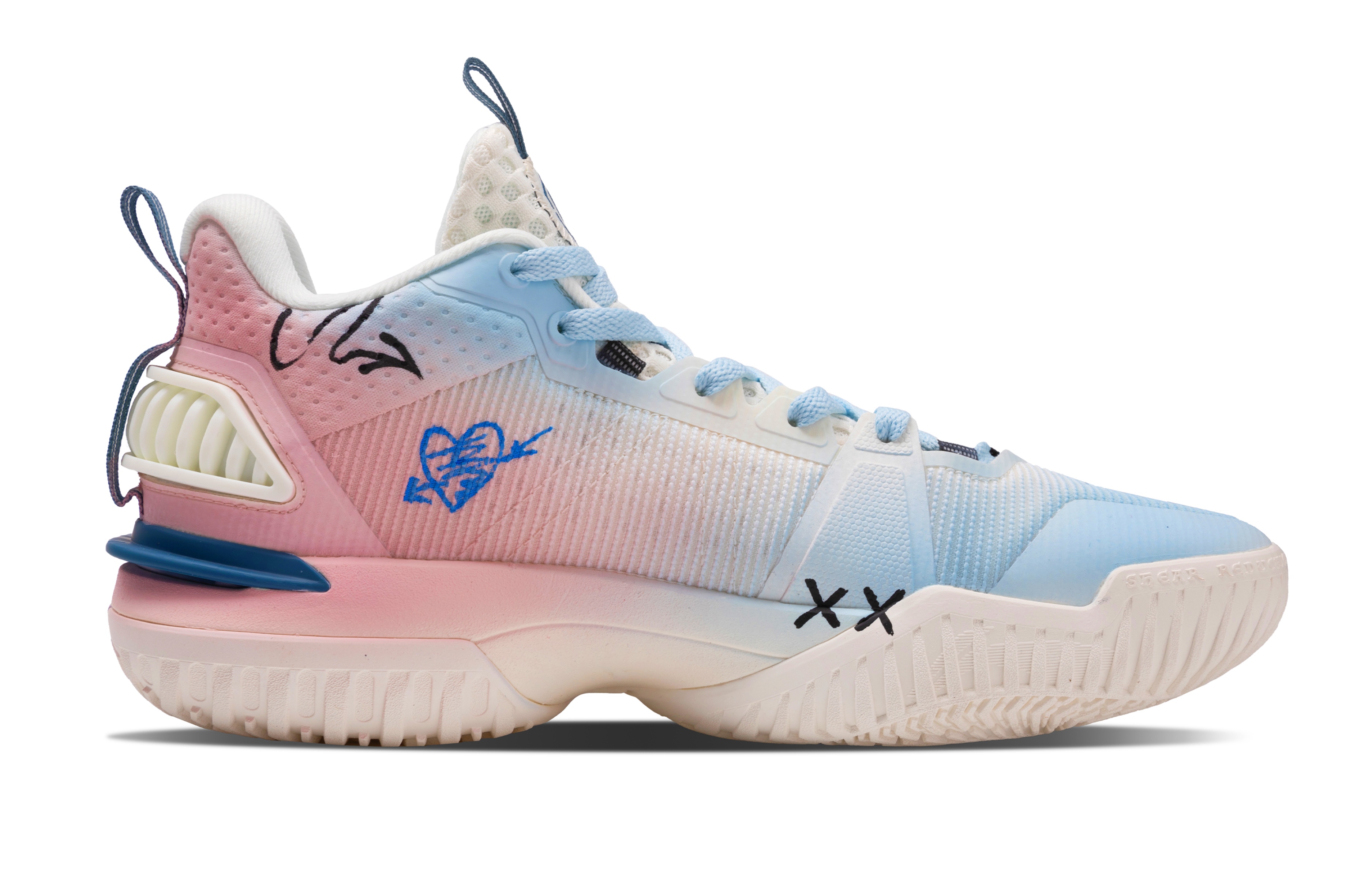 Li Ning Storm 2024 Abrasion Resistant Breathable Support Abrasion Resistant Breathable Support Low top Basketball Shoes
