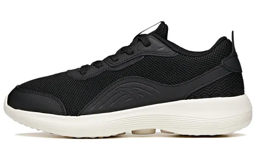Anta Mesh, Textile Cushioning Slip Resistant Abrasion Resistant Low top Training Shoes Men's Black